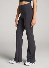 American Tall For Sale | Cotton Flare Leggings for Tall Women in Shadow Grey Mix
