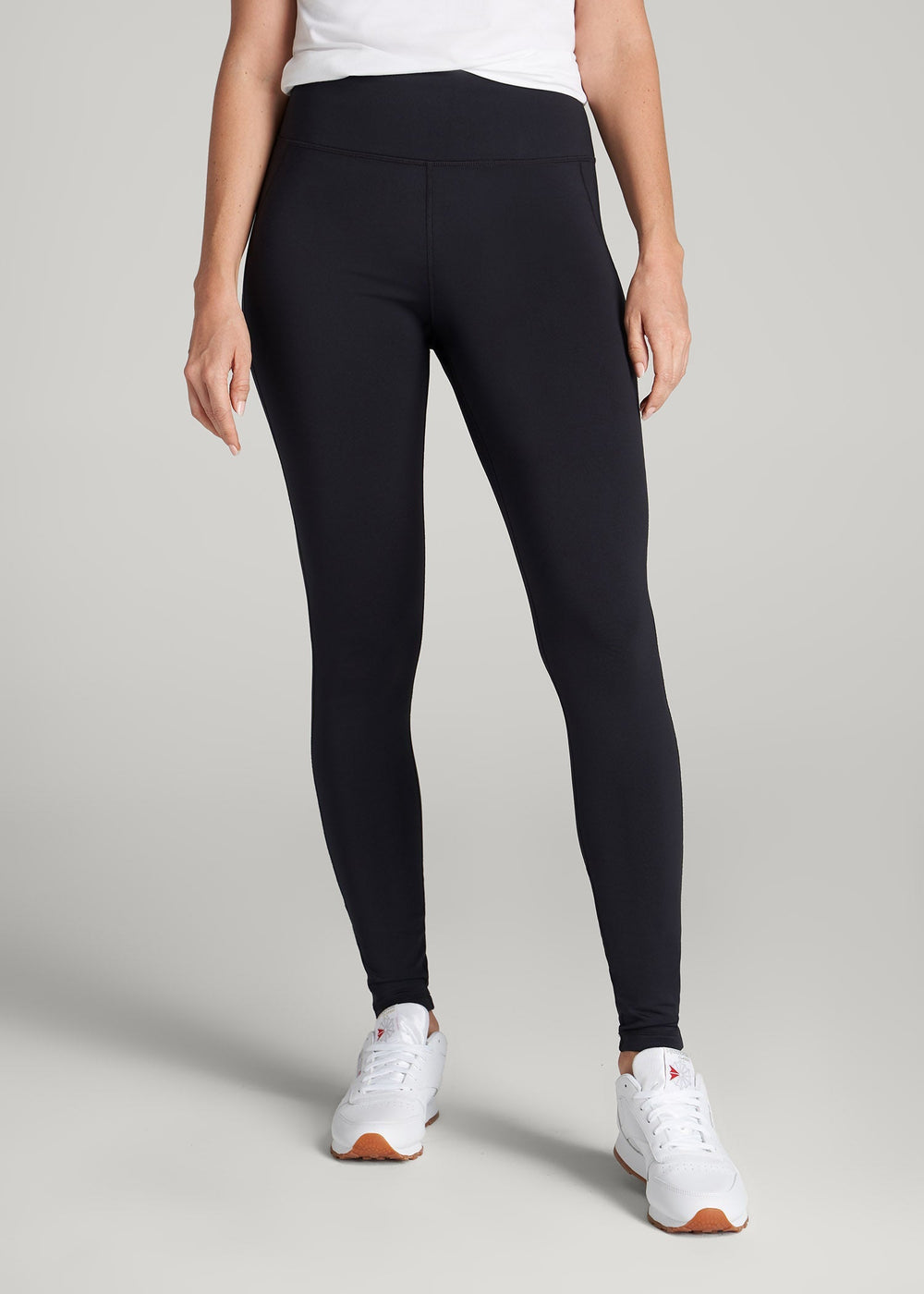 American Tall Online Shop | Fleece-Lined Leggings for Tall Women in Black