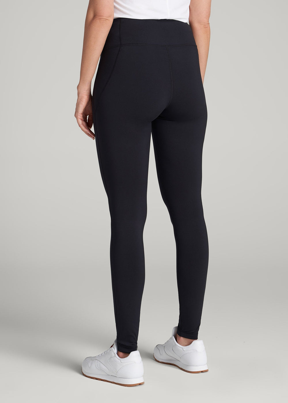 American Tall Online Shop | Fleece-Lined Leggings for Tall Women in Black