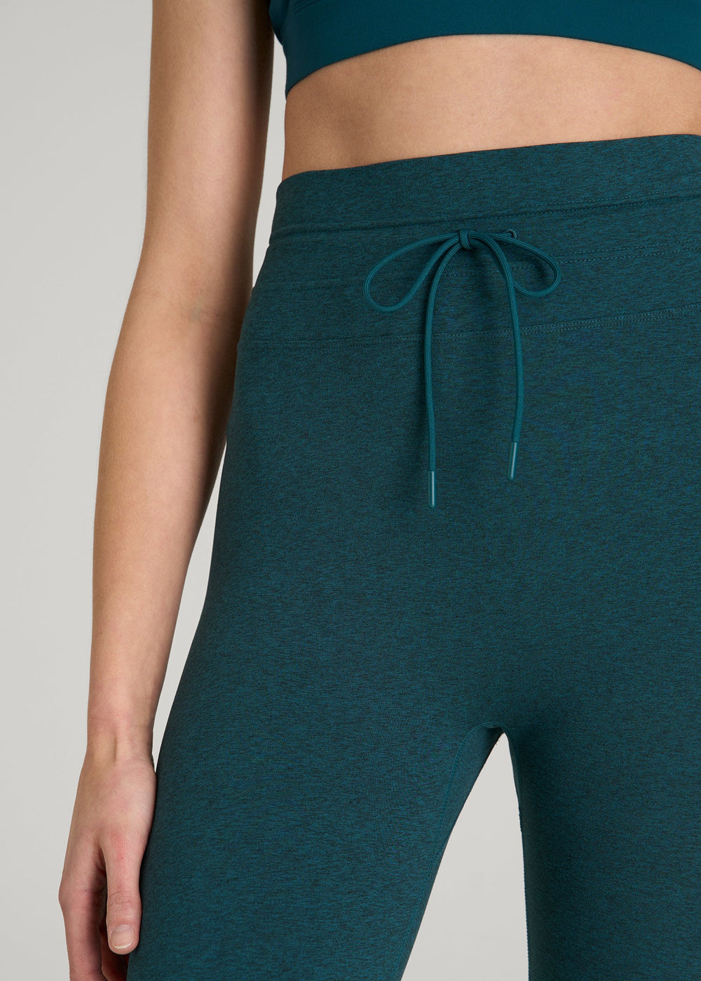 American Tall Discount | Ultra Soft Yoga Leggings for Tall Women in Deep Teal Mix