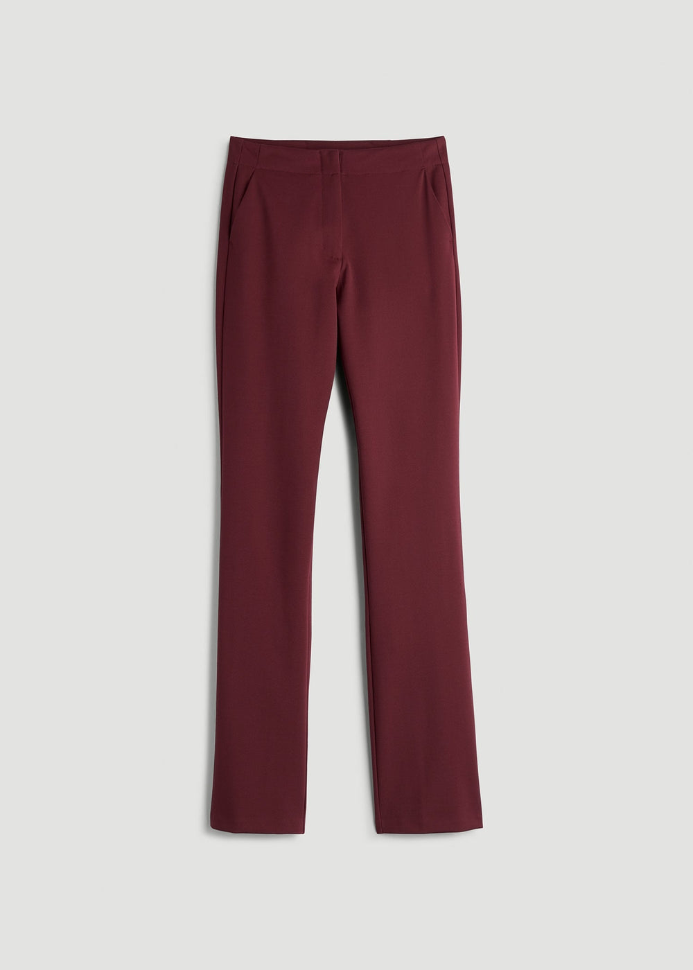 American Tall Sale | Freedom Flex Slim Straight Leg Dress Pants for Tall Women in Tawny Port