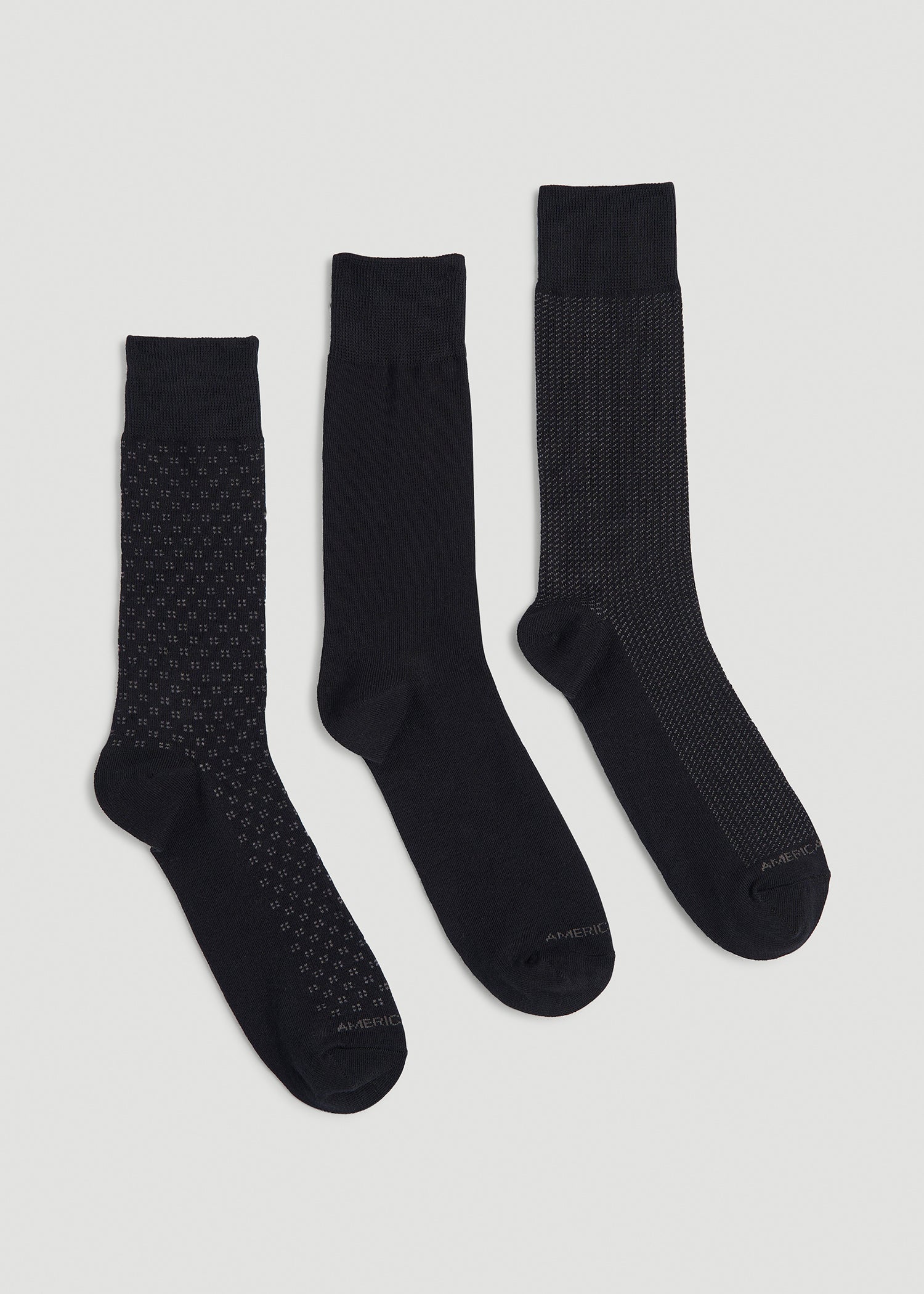 American Tall For Sale | Dress Socks Size 14 to 17 (3-Pack) for Tall Men in Black
