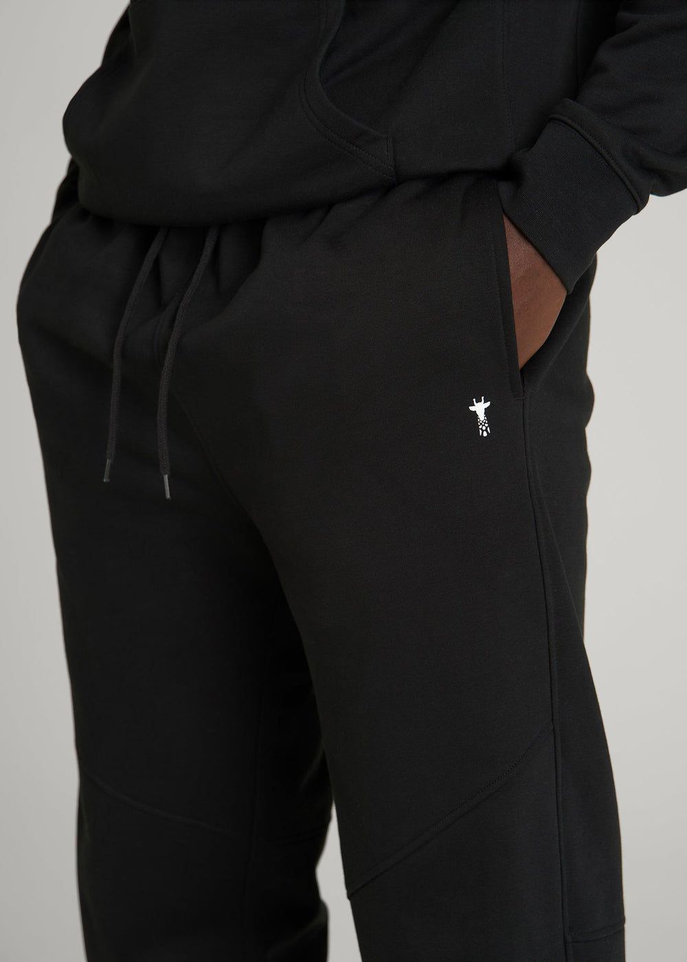 American Tall Online Shop | Core Motion Fleece Jogger for Tall Men in Black