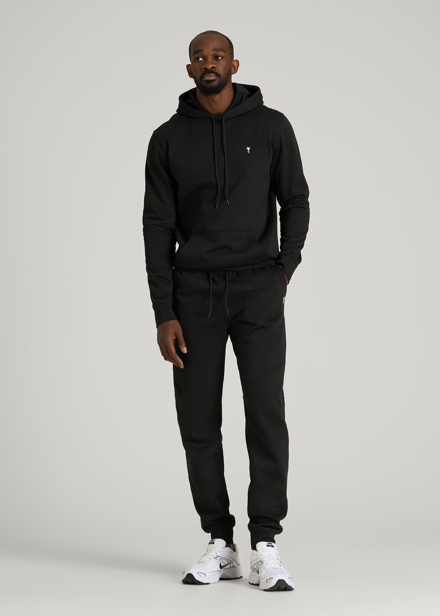 American Tall Online Shop | Core Motion Fleece Jogger for Tall Men in Black