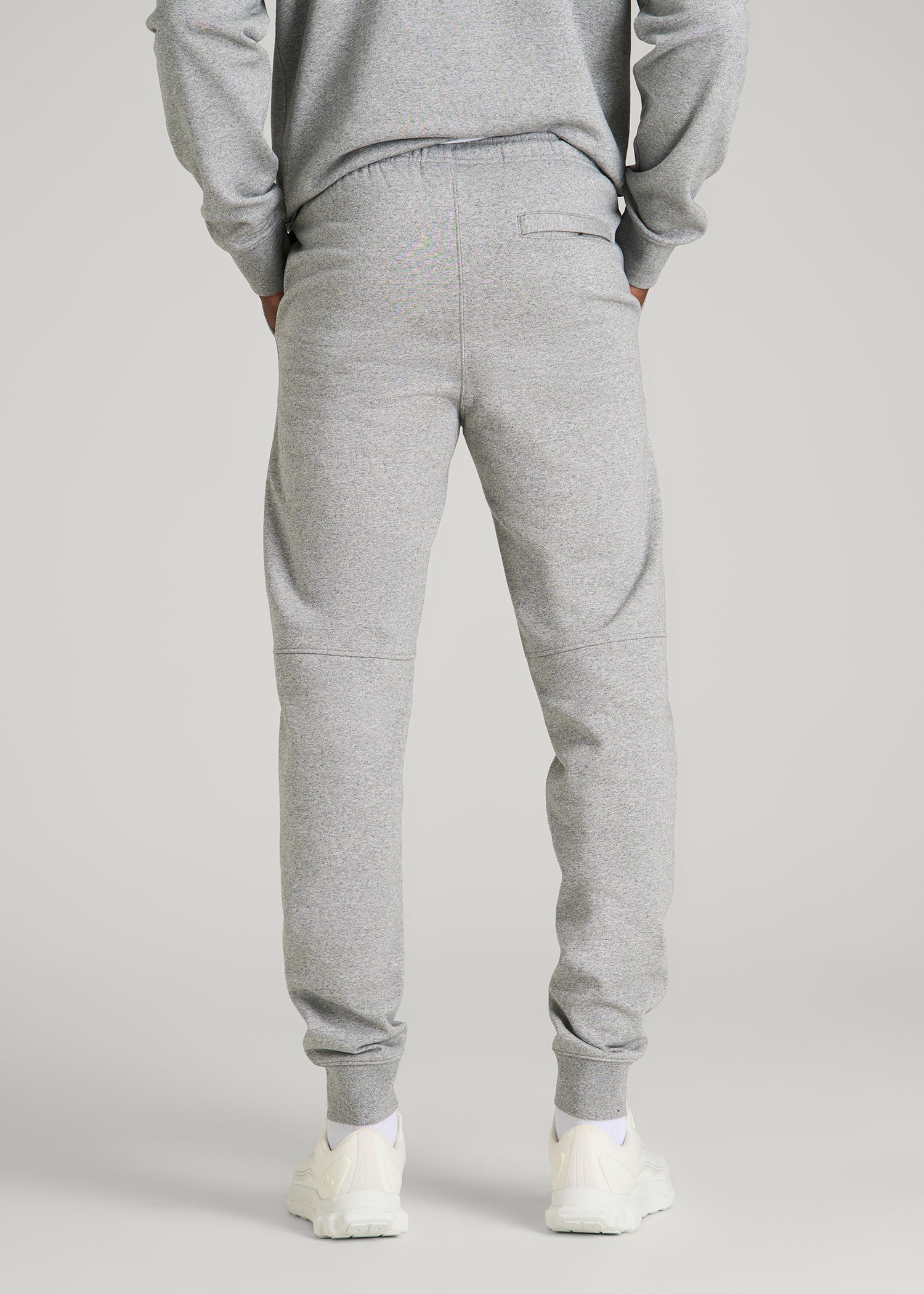 American Tall Discount | Core Motion Fleece Jogger for Tall Men in Heathered Grey