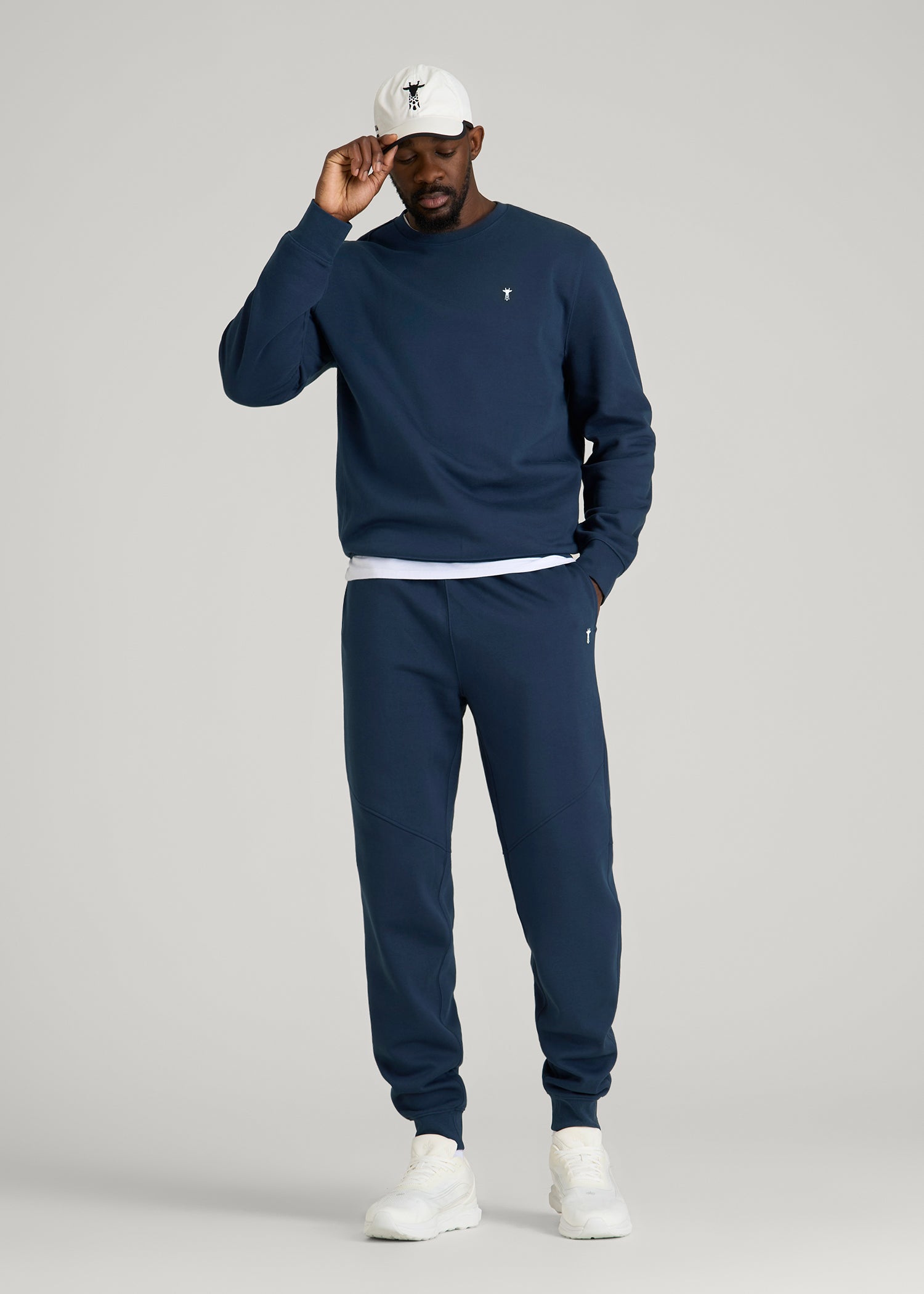 American Tall Online | Core Motion Fleece Jogger for Tall Men in Navy Blue