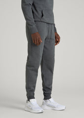 American Tall Sale | Core Motion Fleece Jogger for Tall Men in Charcoal Mix