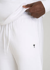 American Tall Outlet | Core Motion Fleece Jogger for Tall Men in White