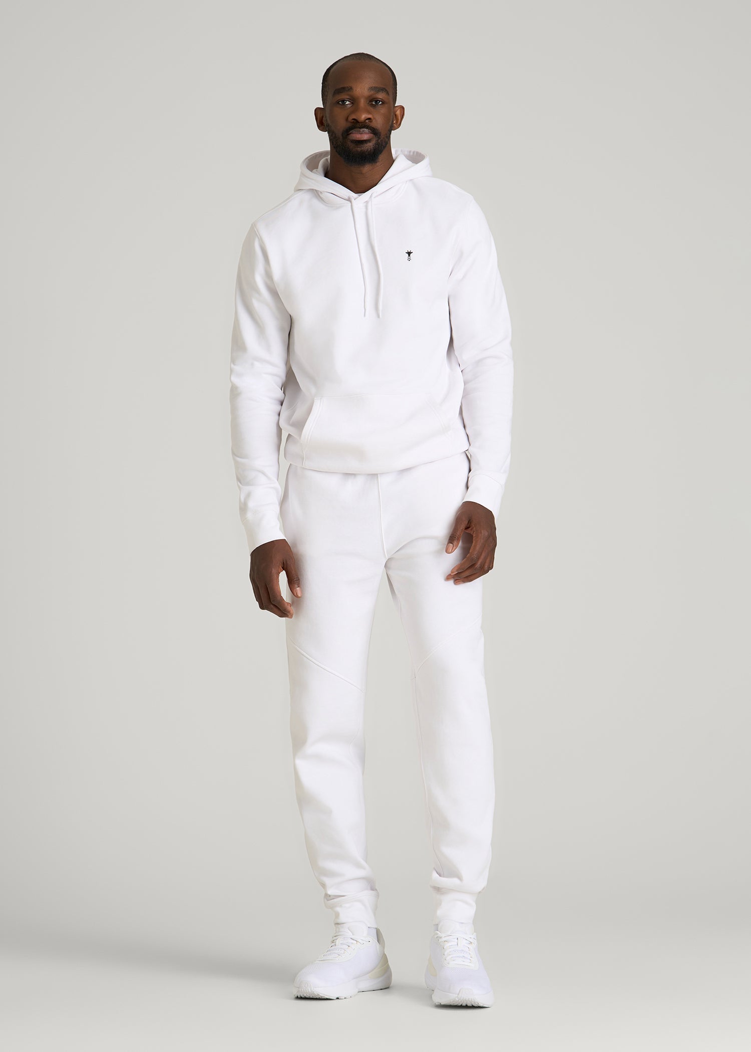American Tall Outlet | Core Motion Fleece Jogger for Tall Men in White