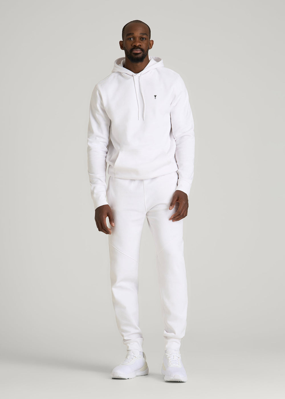 American Tall Outlet | Core Motion Fleece Jogger for Tall Men in White