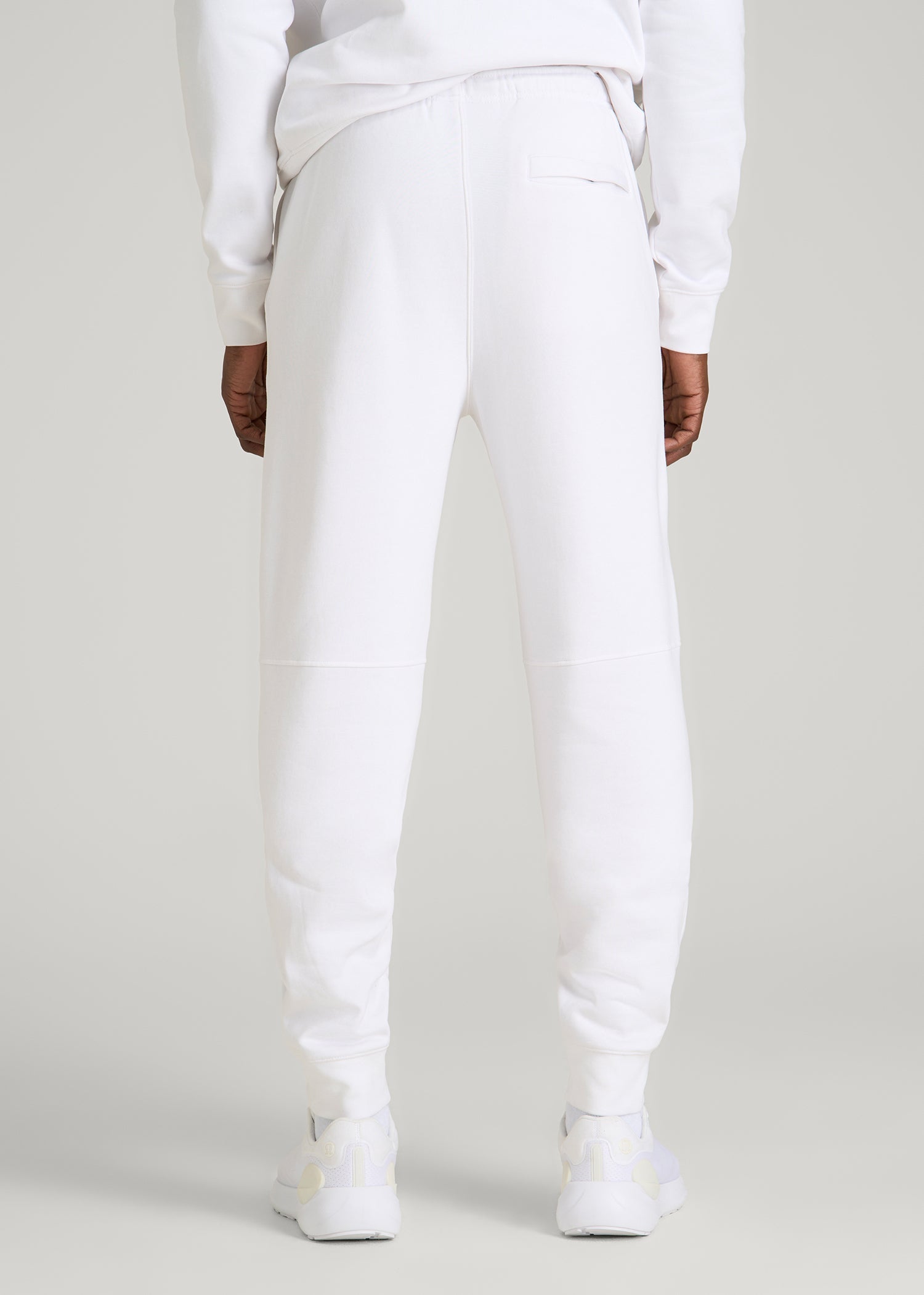 American Tall Outlet | Core Motion Fleece Jogger for Tall Men in White