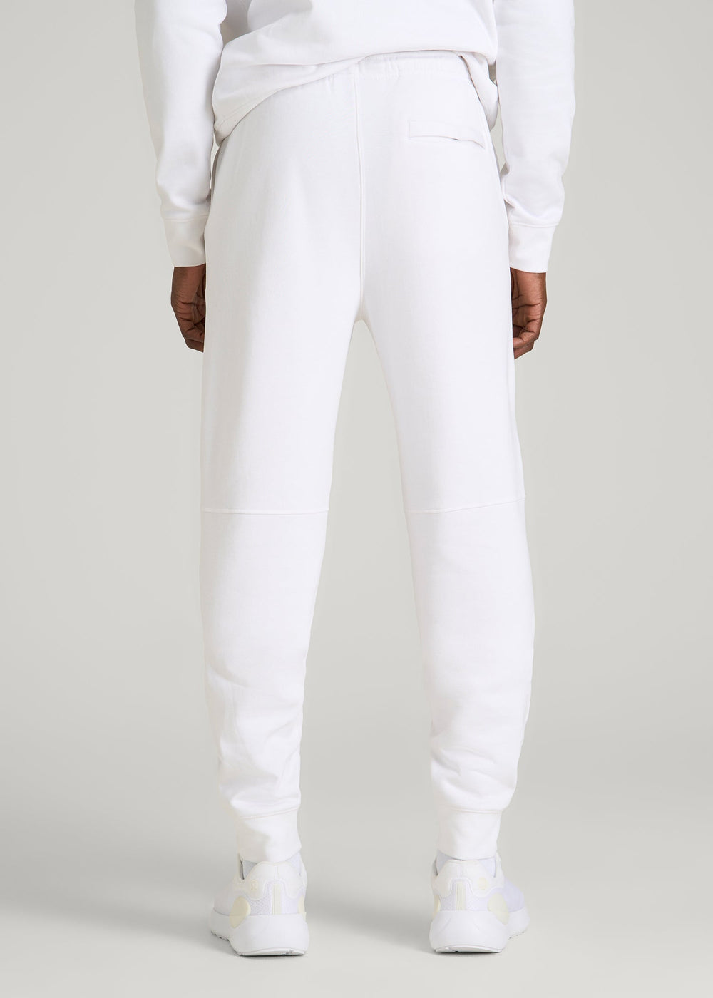 American Tall Outlet | Core Motion Fleece Jogger for Tall Men in White