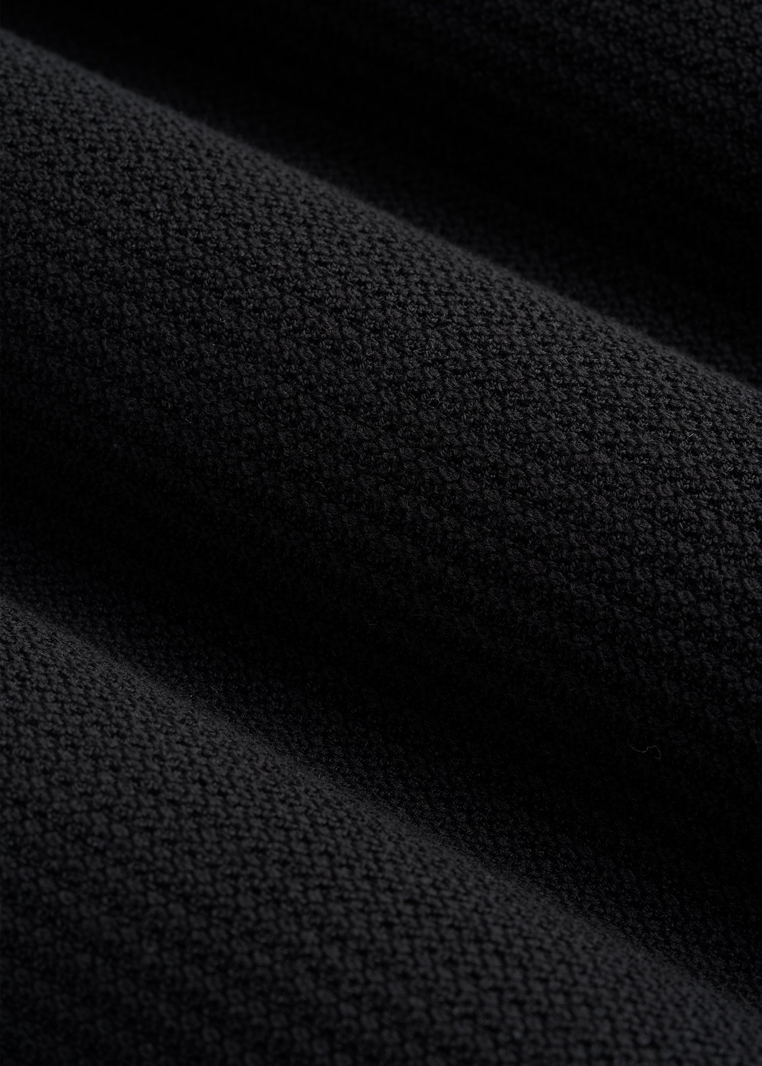 American Tall Online | Braided Knit T-Shirt for Tall Men in Black