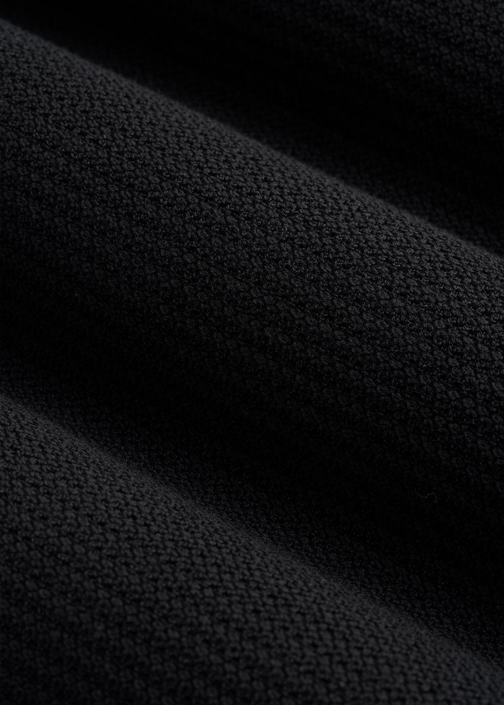 American Tall Online | Braided Knit T-Shirt for Tall Men in Black