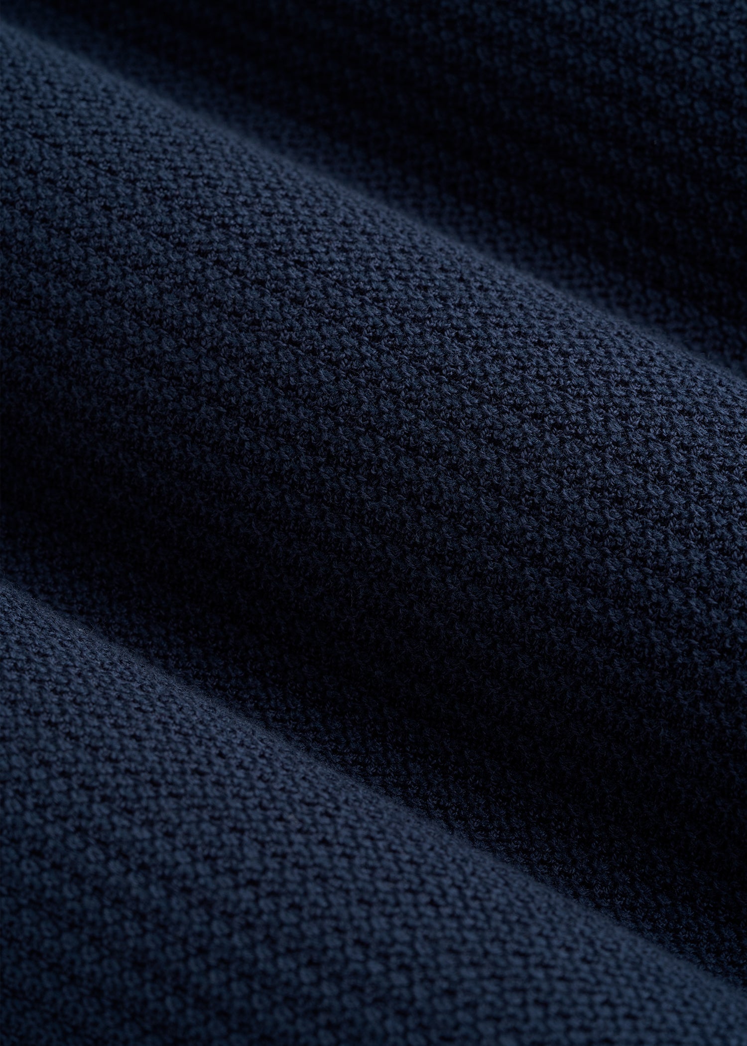 American Tall Outlet | Braided Knit T-Shirt for Tall Men in Navy Blue