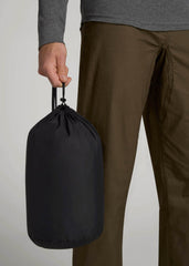 American Tall Online | Packable Puffer Jacket for Tall Men in Black