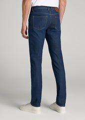 American Tall Outlet | Dylan Slim Fit Fleeced Jeans for Tall Men in Colorado Blue Wash