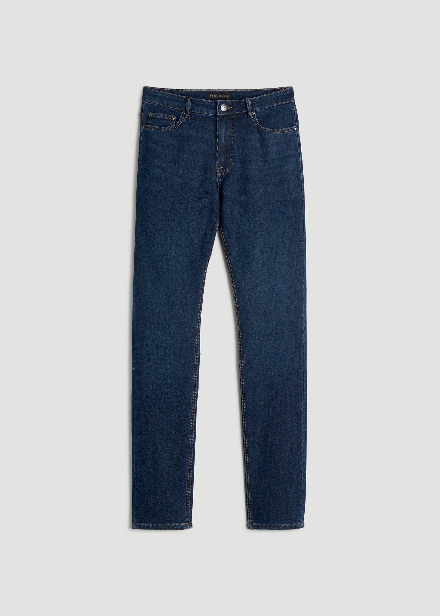 American Tall Outlet | Dylan Slim Fit Fleeced Jeans for Tall Men in Colorado Blue Wash