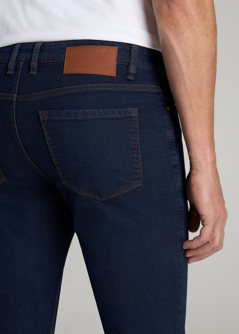 American Tall For Sale | Dylan Slim Fit Fleeced Jeans for Tall Men in Rockies Blue