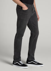 American Tall Discount | LJ&S TAPERED Jeans for Tall Men in Industrial Grey