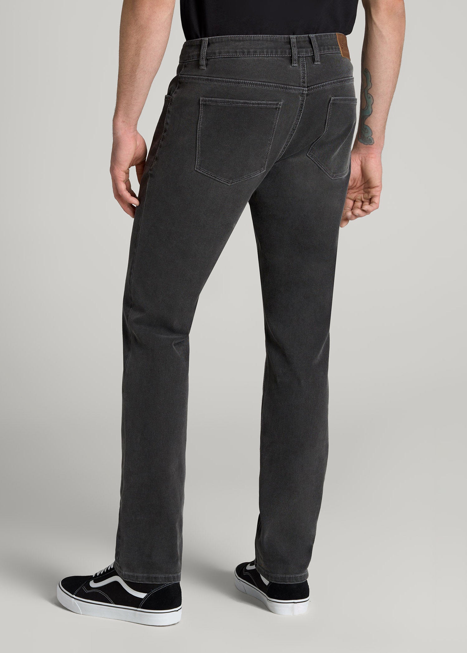American Tall Discount | LJ&S TAPERED Jeans for Tall Men in Industrial Grey