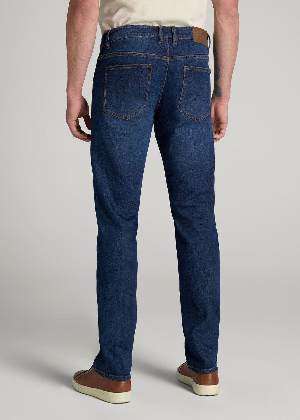 American Tall Online | LJ&S TAPERED Jeans for Tall Men in Charger Blue