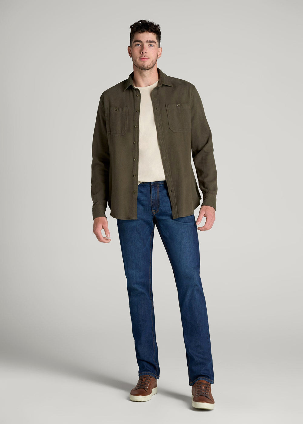 American Tall Online | LJ&S TAPERED Jeans for Tall Men in Charger Blue