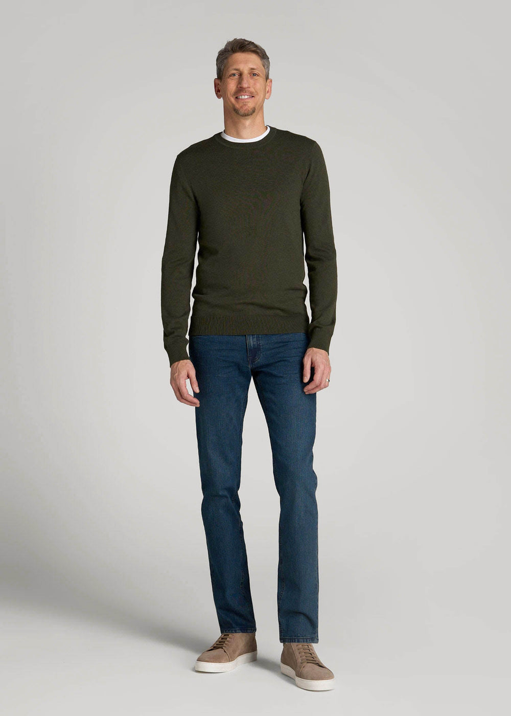 American Tall Sale | Carman TAPERED Jeans for Tall Men in Coastal Blue