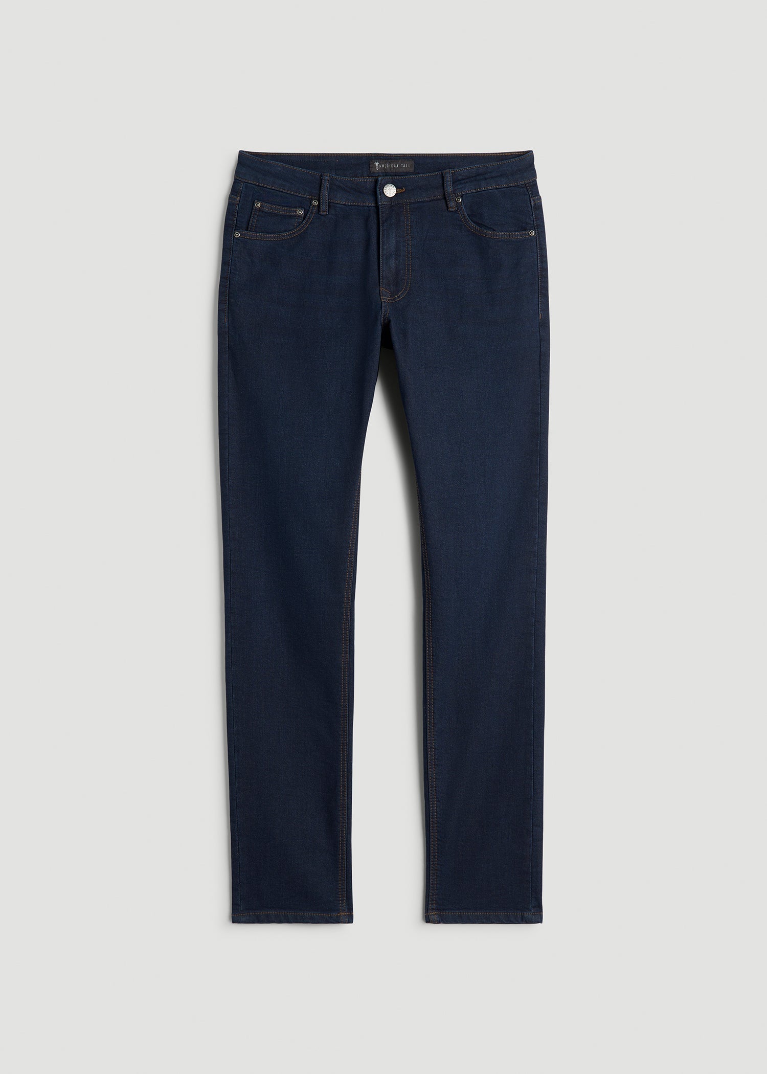 American Tall For Sale | Carman TAPERED Fleeced Jeans for Tall Men in Rockies Blue