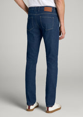 American Tall Online Shop | Carman TAPERED Fleeced Jeans for Tall Men in Colorado Blue Wash