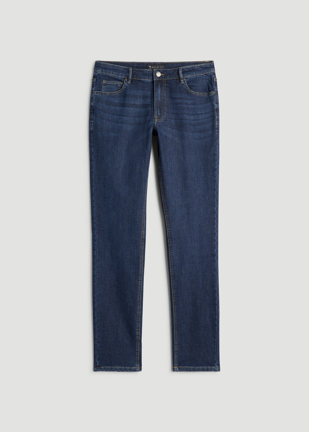 American Tall Online Shop | Carman TAPERED Fleeced Jeans for Tall Men in Colorado Blue Wash