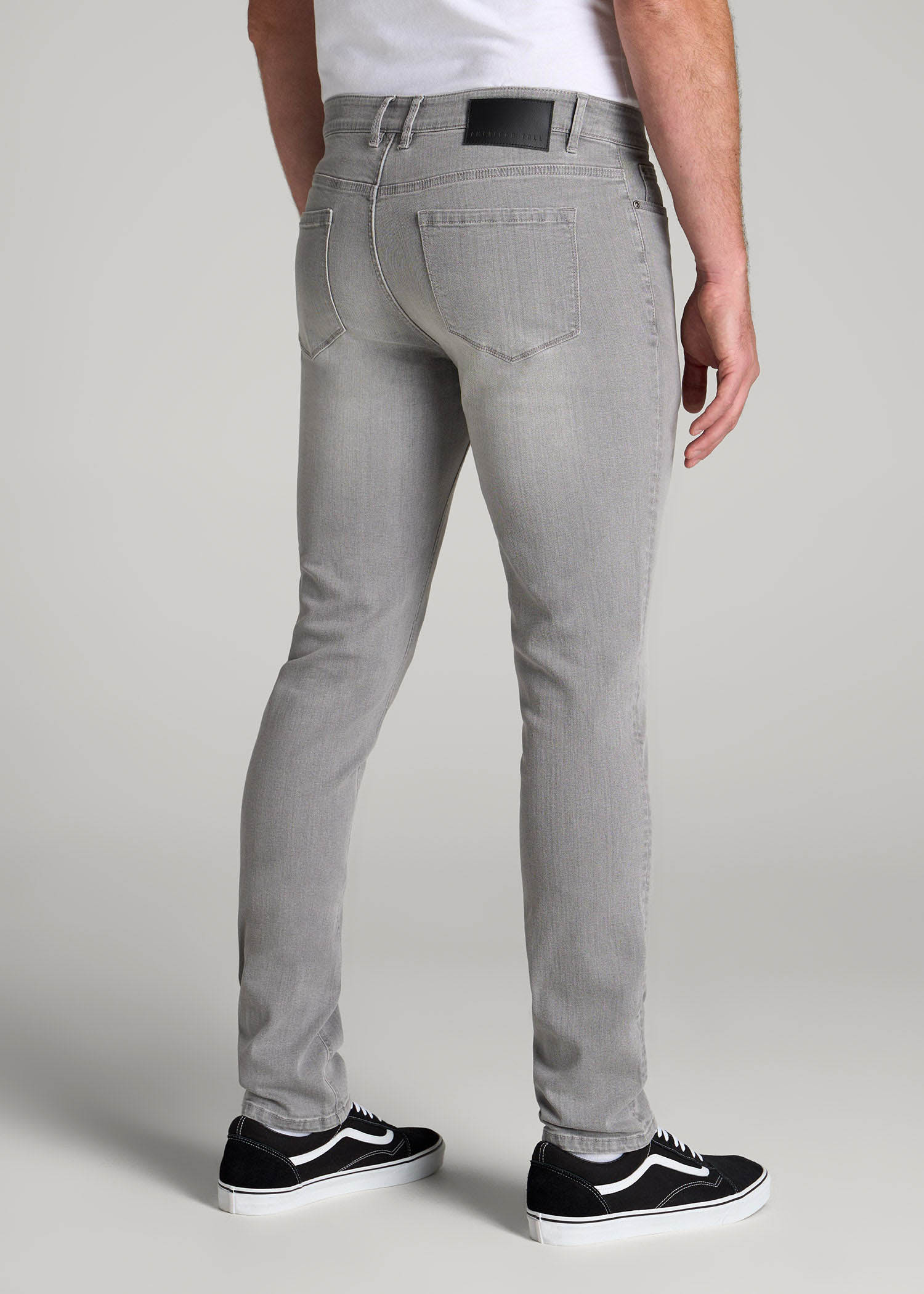 American Tall Discount | Dylan Slim Fit Jeans for Tall Men in Concrete Grey