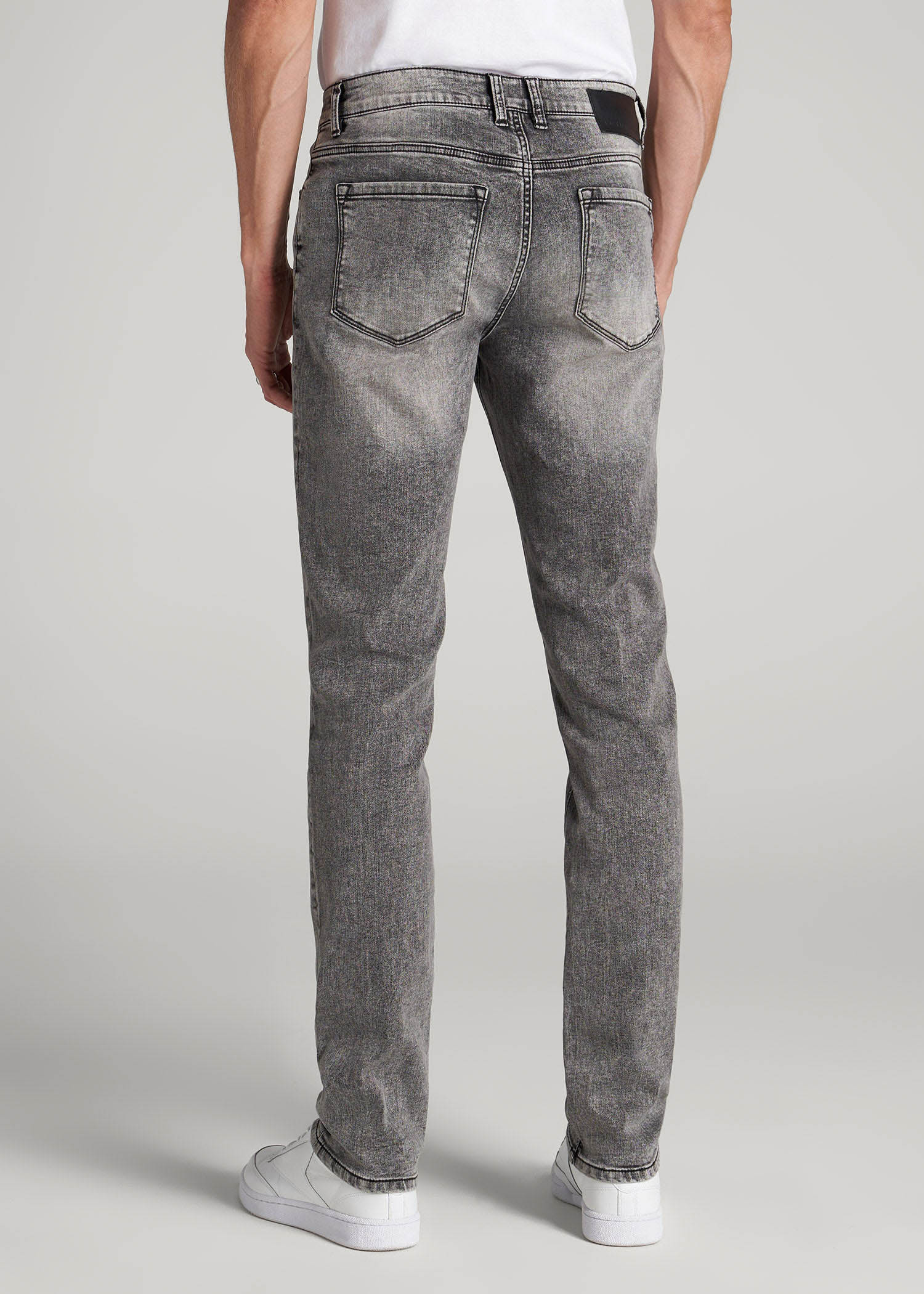 American Tall Online Shop | Dylan Slim Fit Jeans for Tall Men in Washed Faded Black
