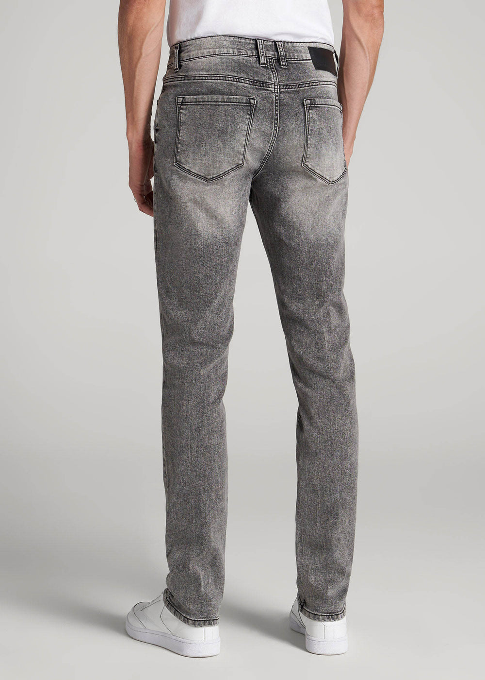 American Tall Online Shop | Dylan Slim Fit Jeans for Tall Men in Washed Faded Black