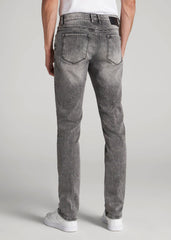 American Tall Online Shop | Dylan Slim Fit Jeans for Tall Men in Washed Faded Black