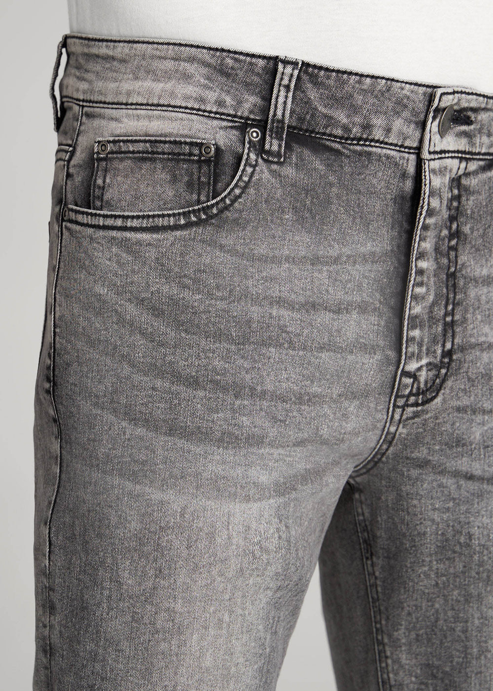 American Tall Online Shop | Dylan Slim Fit Jeans for Tall Men in Washed Faded Black