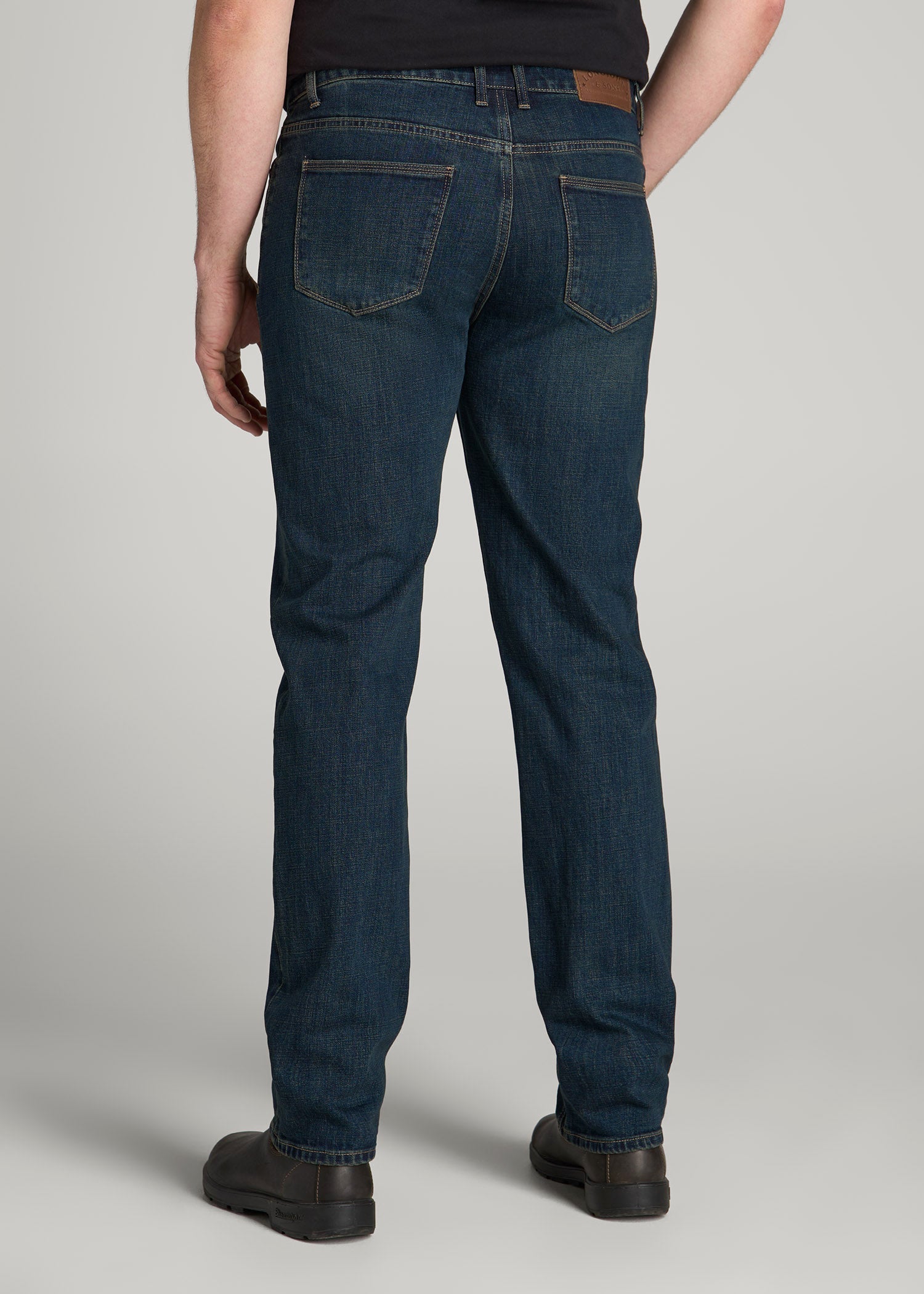 American Tall Online | LJ&S STRAIGHT LEG Jeans for Tall Men in Mechanic Blue