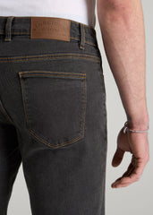 American Tall Sale | LJ&S TAPERED Jeans for Tall Men in Vintage Black