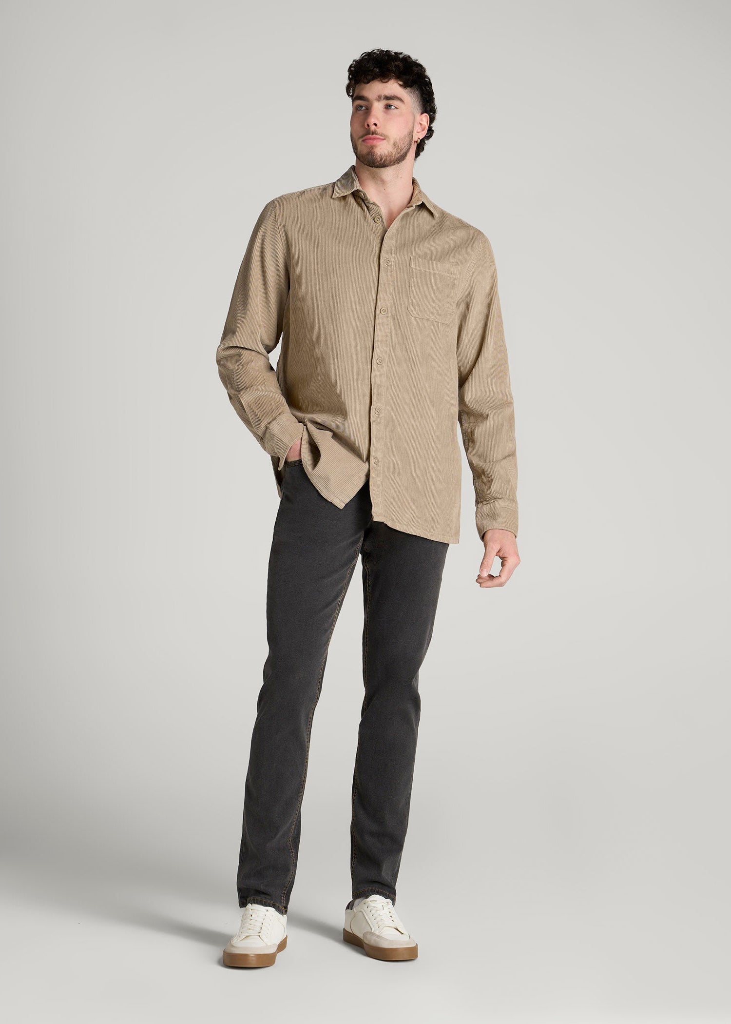 American Tall Sale | LJ&S TAPERED Jeans for Tall Men in Vintage Black