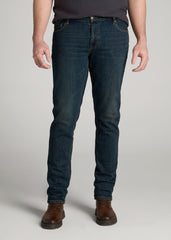American Tall Outlet | LJ&S TAPERED Jeans for Tall Men in Mechanic Blue