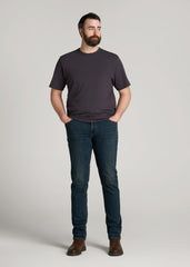 American Tall Outlet | LJ&S TAPERED Jeans for Tall Men in Mechanic Blue