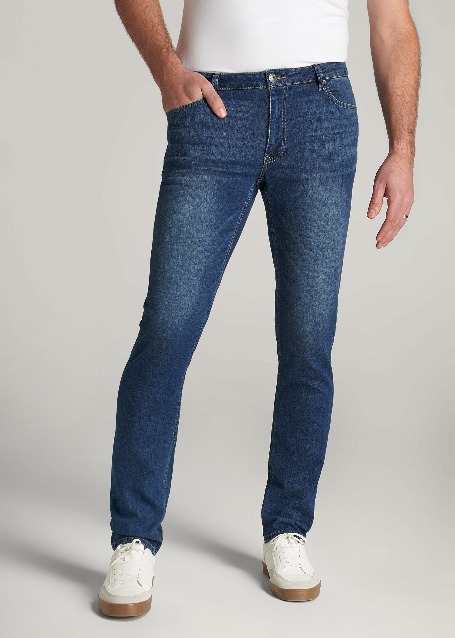 American Tall Online Shop | Carman TAPERED Jeans for Tall Men in Classic Blue
