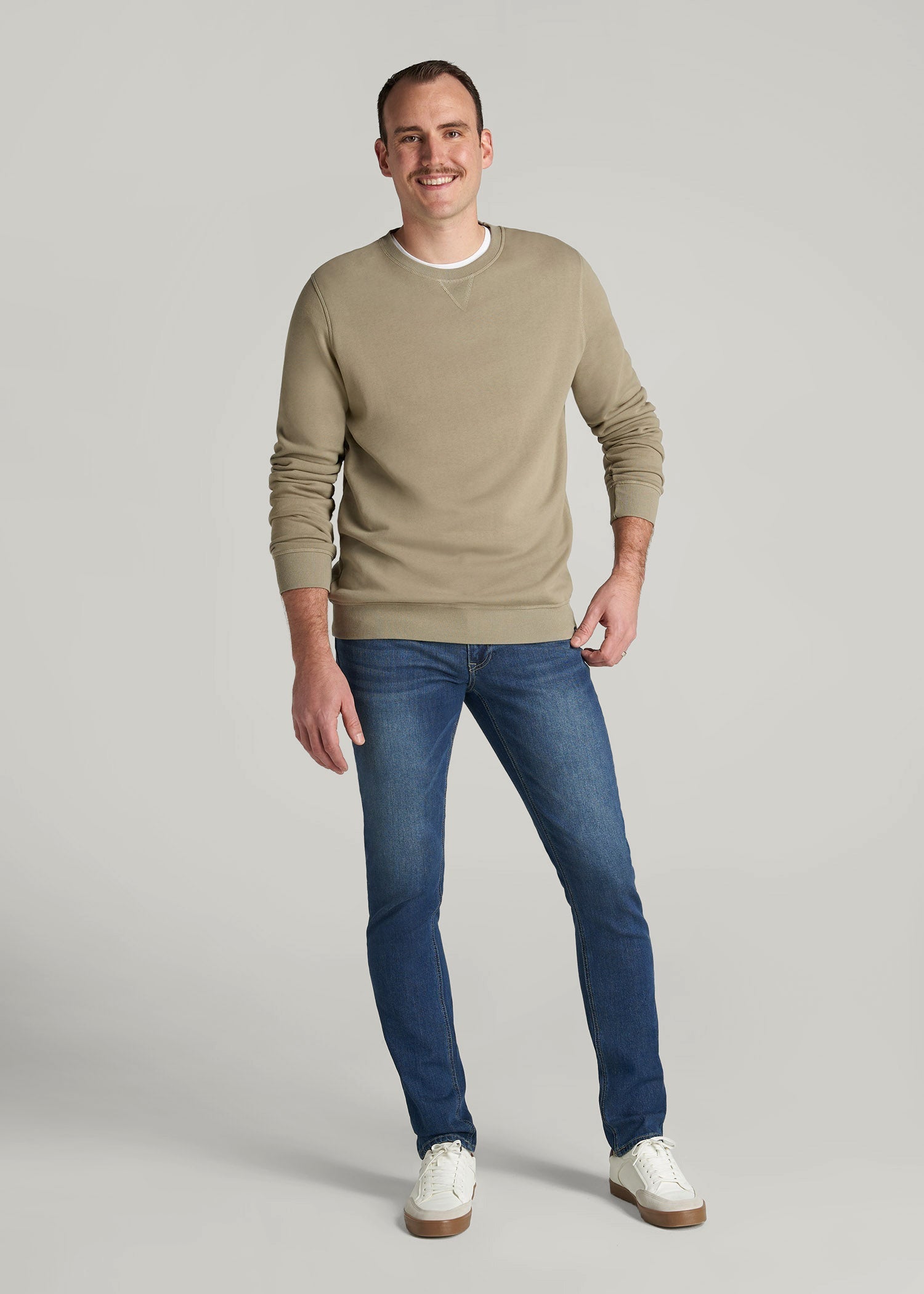American Tall Online Shop | Carman TAPERED Jeans for Tall Men in Classic Blue