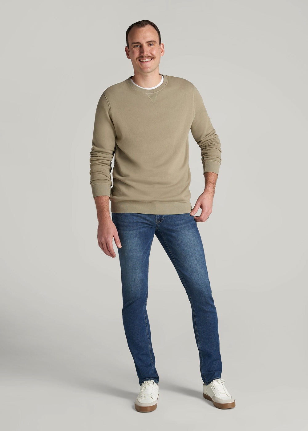 American Tall Online Shop | Carman TAPERED Jeans for Tall Men in Classic Blue