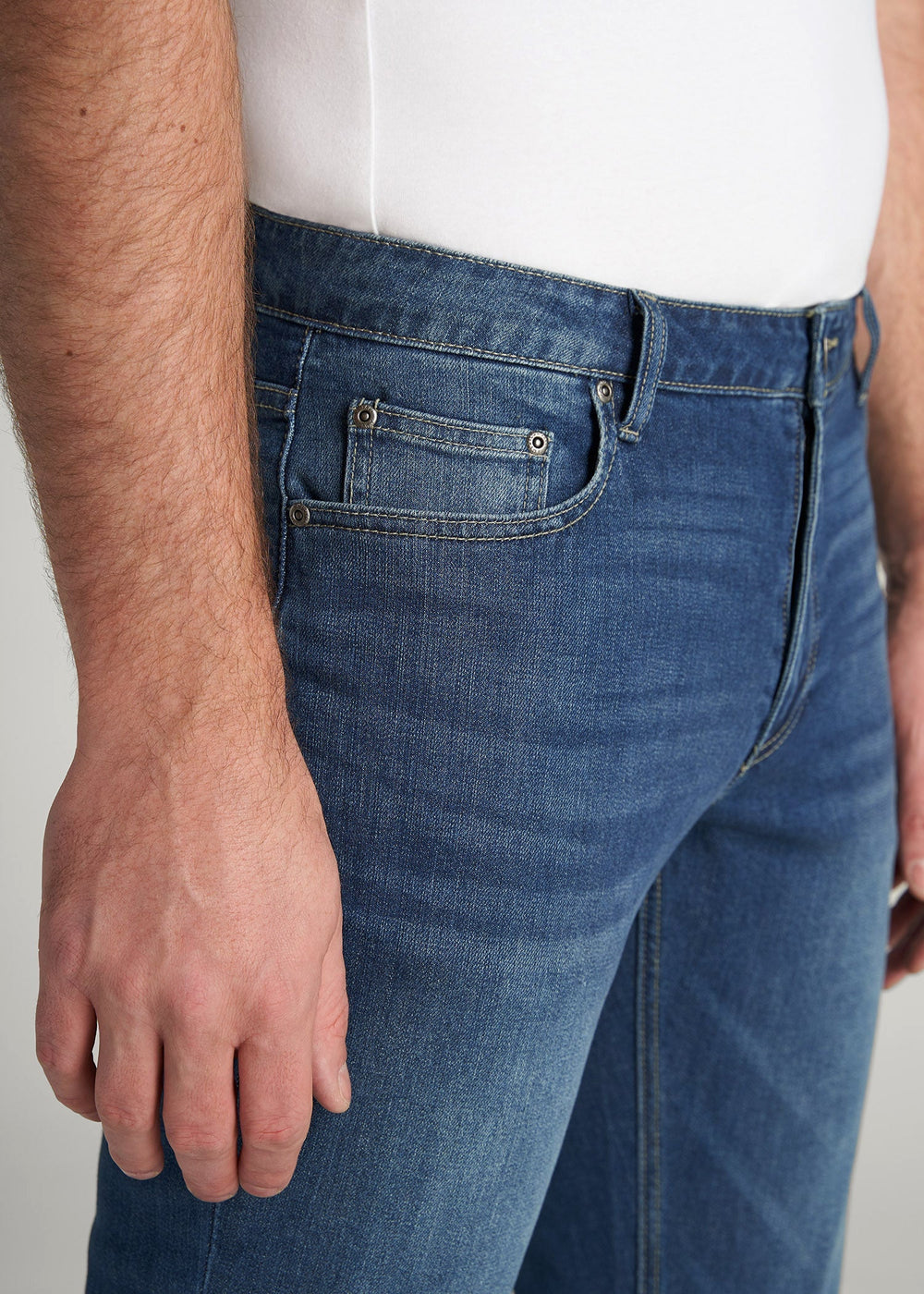 American Tall Online Shop | Carman TAPERED Jeans for Tall Men in Classic Blue