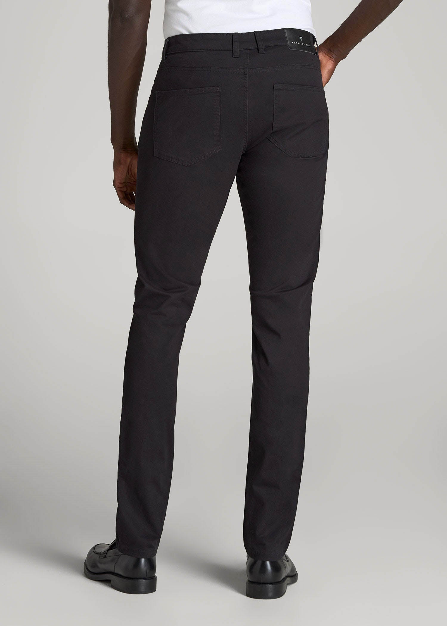 American Tall For Sale | Dylan Slim Fit Five-Pocket Pants For Tall Men in Black