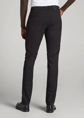 American Tall For Sale | Dylan Slim Fit Five-Pocket Pants For Tall Men in Black