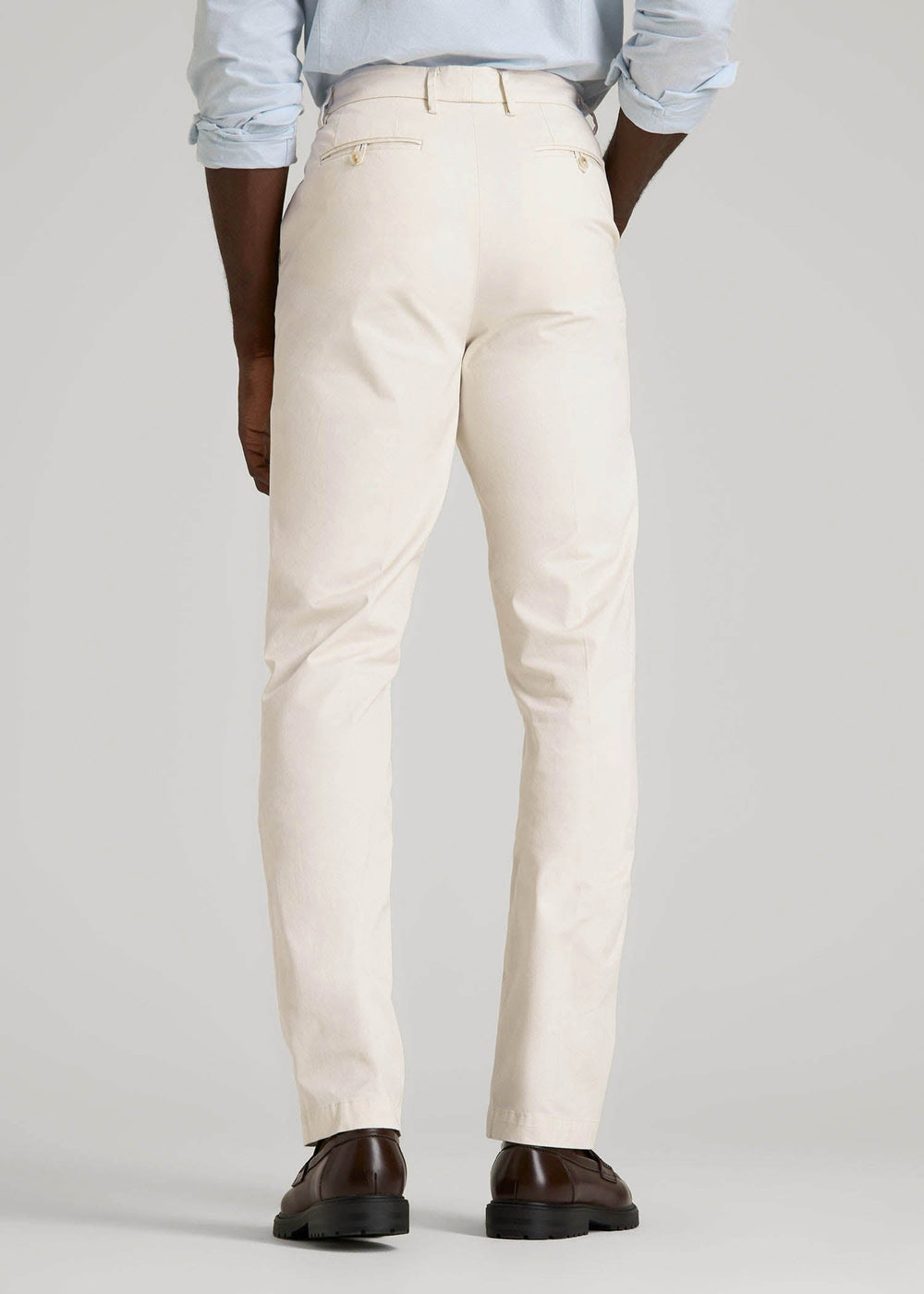 American Tall Online | Refined Chinos for Tall Men in Antique White