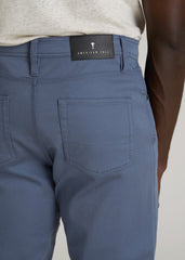 American Tall Sale | Everyday Comfort 5-Pocket TAPERED-FIT Pant for Tall Men in Blue Slate