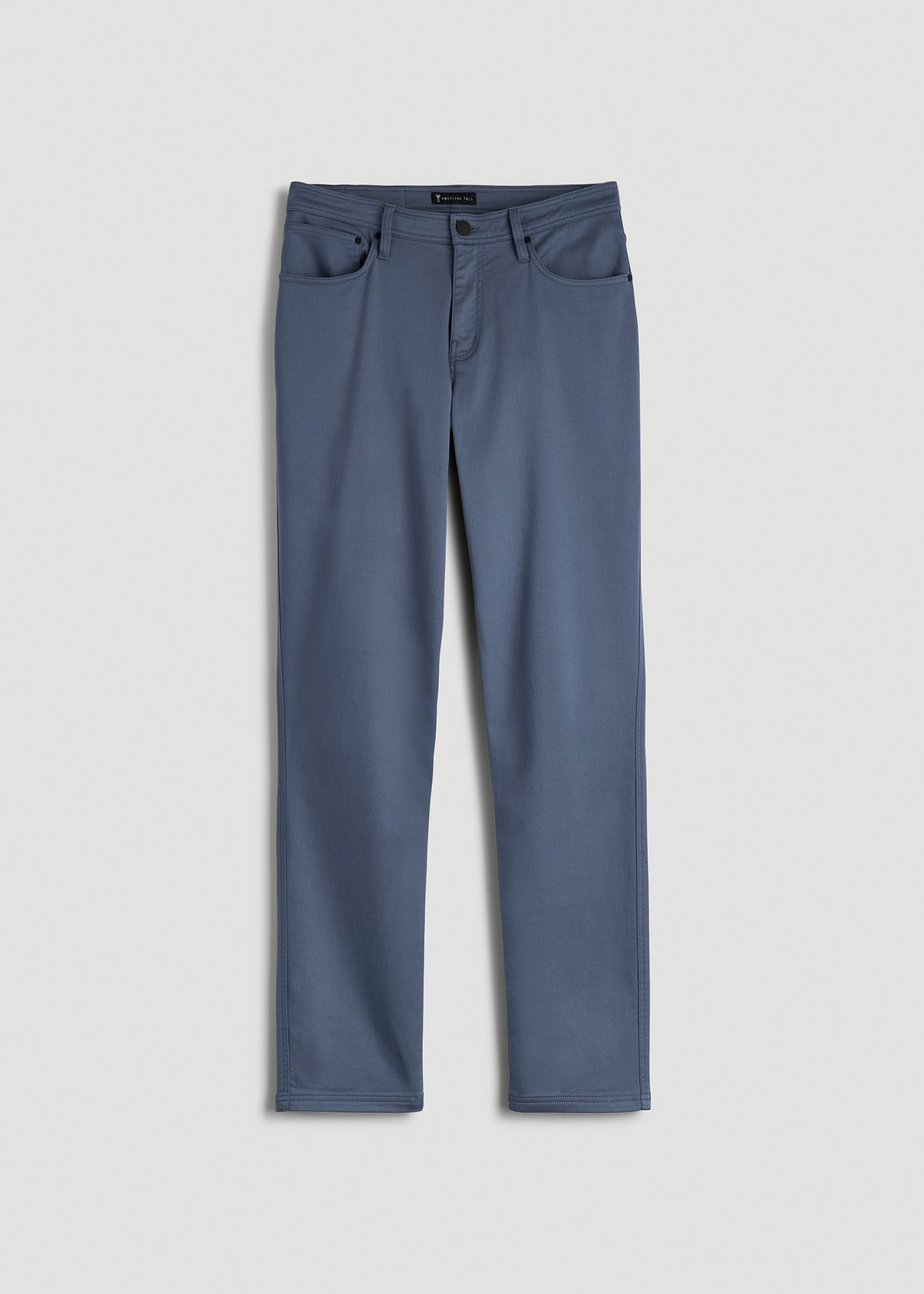 American Tall Sale | Everyday Comfort 5-Pocket TAPERED-FIT Pant for Tall Men in Blue Slate